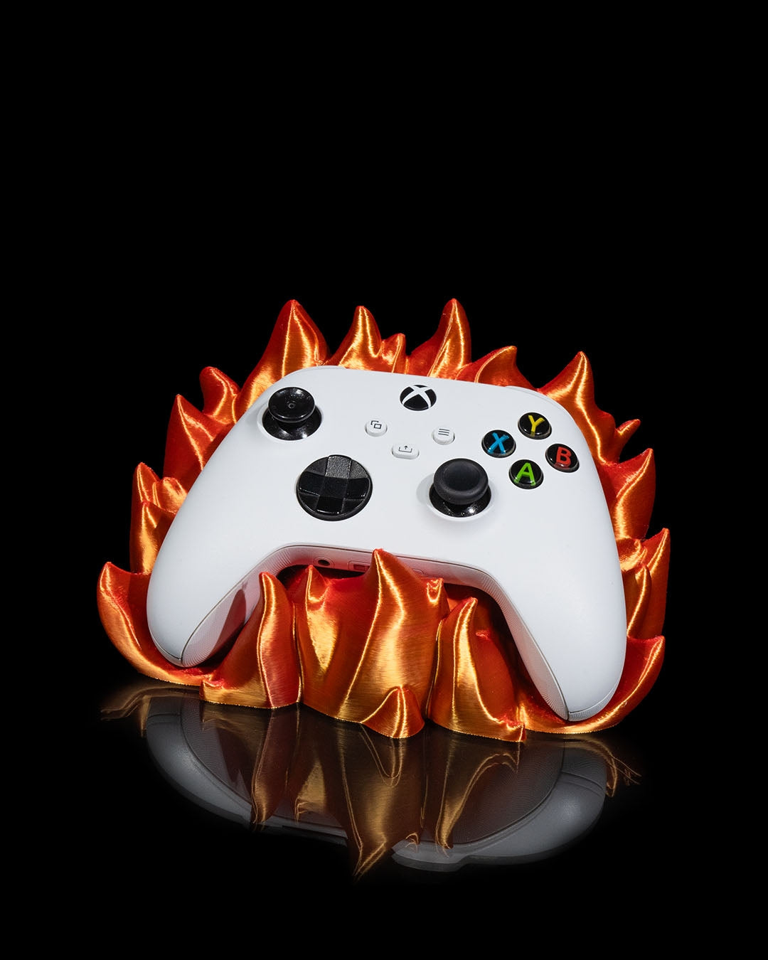 Fire-Semblance Controller Holder for Xbox & PS5 Durable Accessories Games Console - MP3D Printing