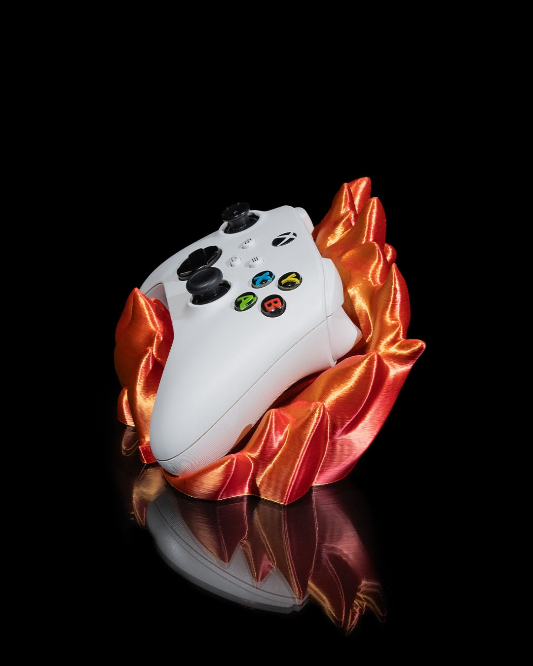 Fire-Semblance Controller Holder for Xbox & PS5 Durable Accessories Games Console - MP3D Printing