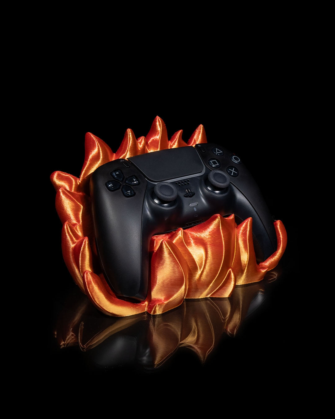 Fire-Semblance Controller Holder for Xbox & PS5 Durable Accessories Games Console - MP3D Printing