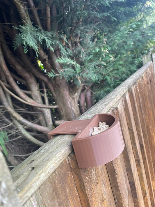 Garden Fence Bird Feeder Weather-Resistant 3D Printed