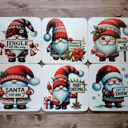 Christmas Coasters / 6 designs / bundle deal / drinks - MP3D Printing