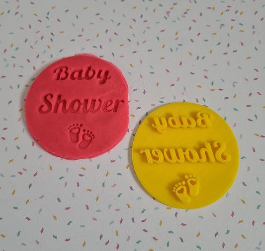 Baby Shower Fondant / Cookie stamp embosser
