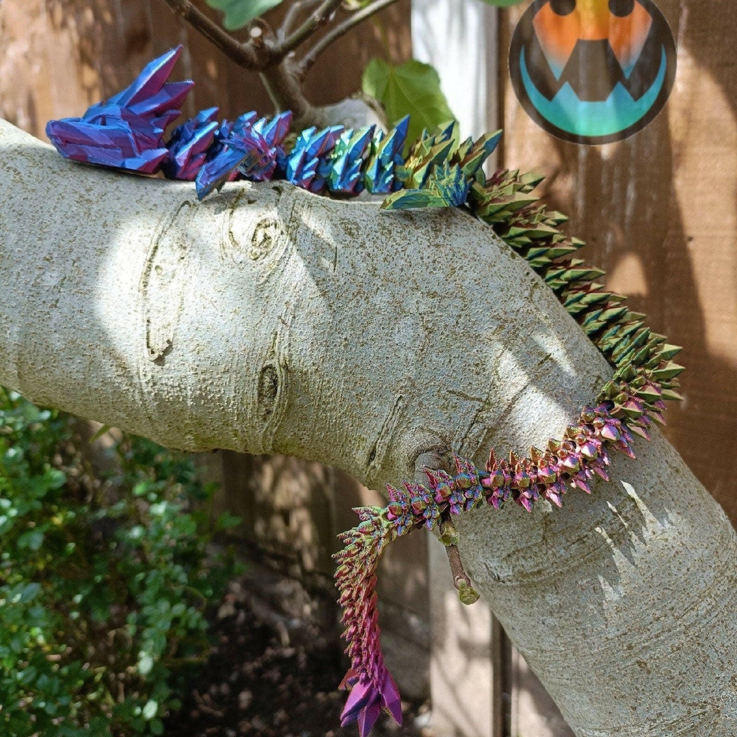 Flexi Crystal Dragon / various colours / Articulated