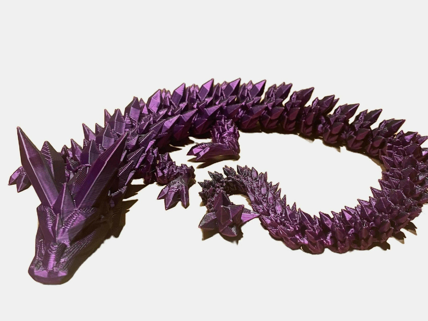 Flexi Crystal Dragon / various colours / Articulated