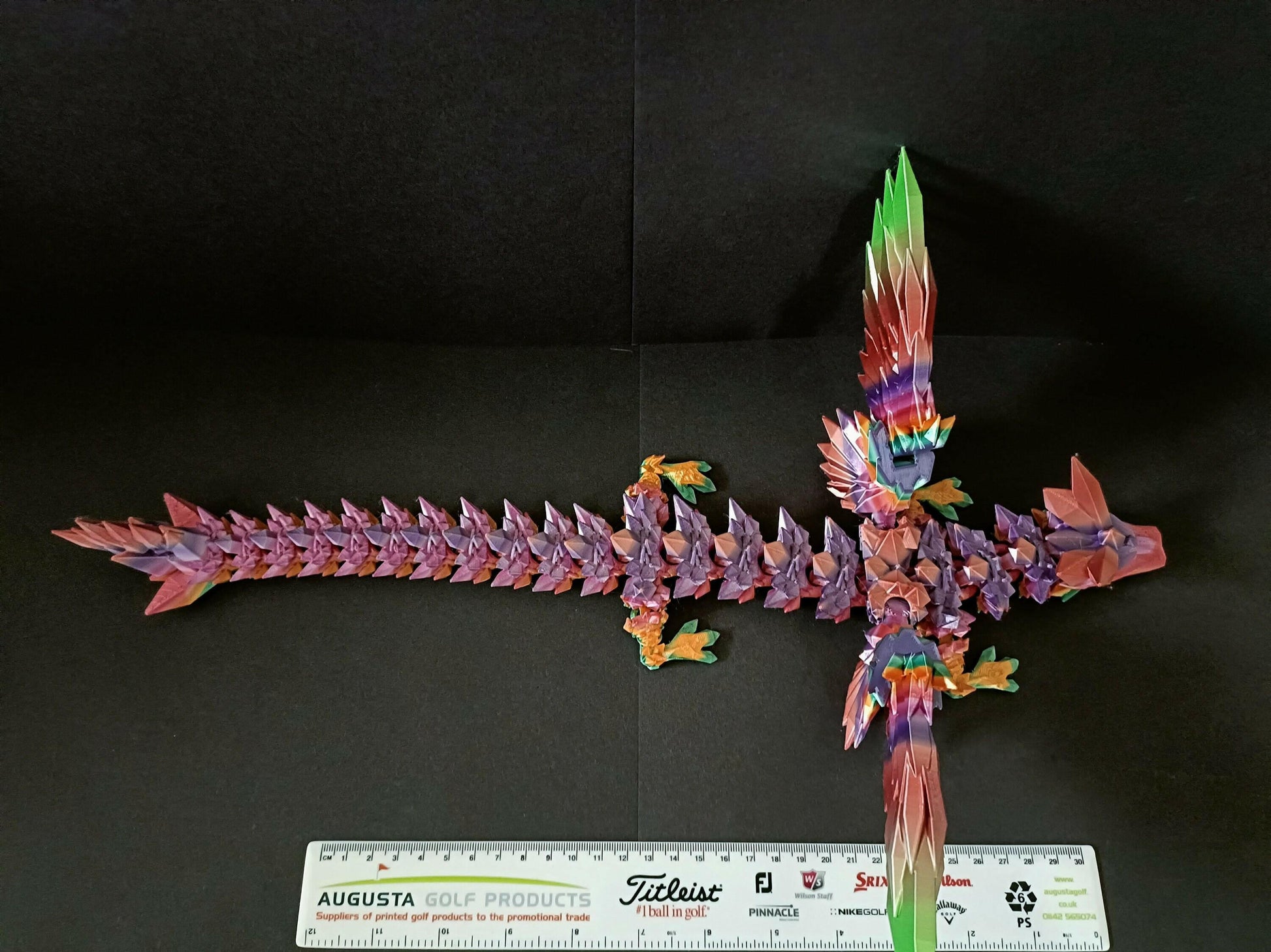 Flexi Crystal Wing Dragon - Christmas gift, ornament, gift, fun, flexi.