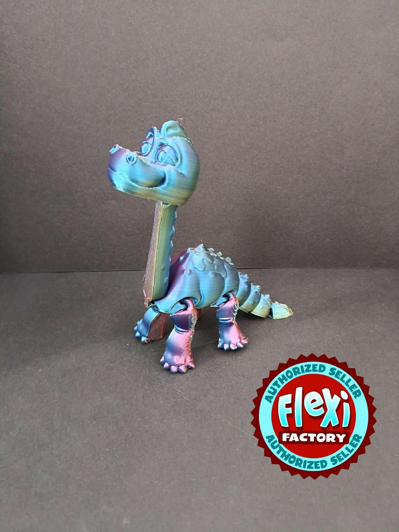 Flexi Brachiosaurus Dinosaur / Fidget Toy / Sensory / Stress Relief / Cute
