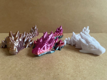 Flexi Tadling Gemstone Dragon - Pack of 3 - MP3D Printing