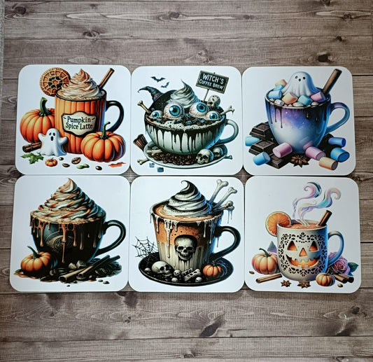 Halloween Coasters / 6 designs / bundle deal / drinks - MP3D Printing